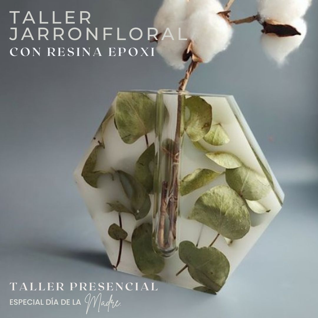 TALLER JARRON FLORAL
