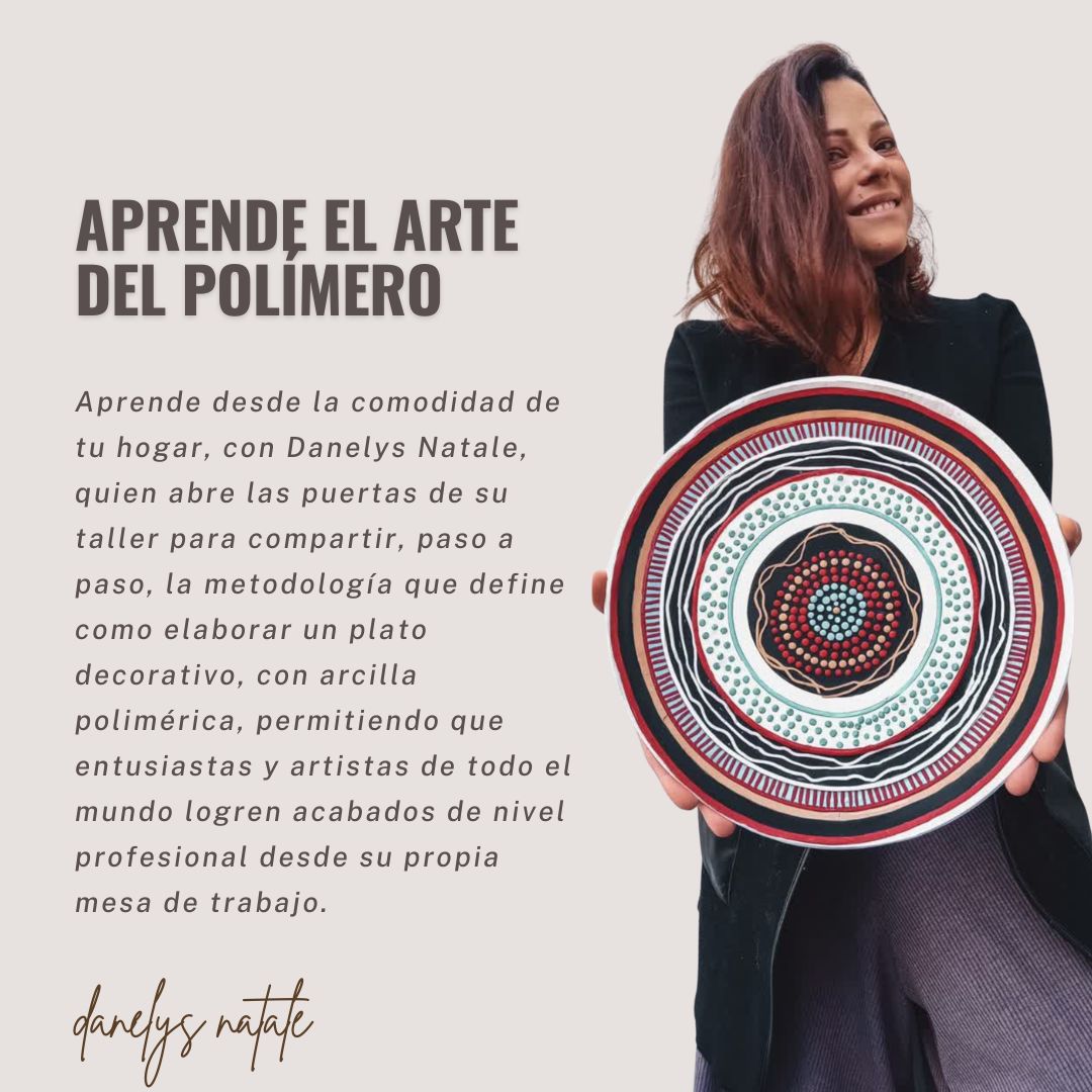 TUTORIAL DIGITAL - PLATO DECORATIVO CON ARCILLA POLIMÉRICA