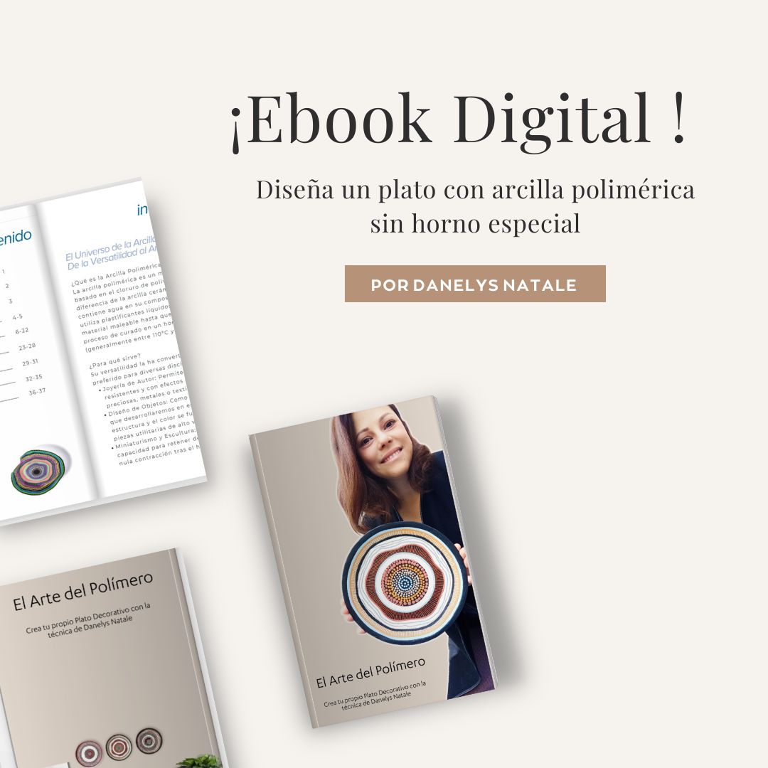 TUTORIAL DIGITAL - PLATO DECORATIVO CON ARCILLA POLIMÉRICA