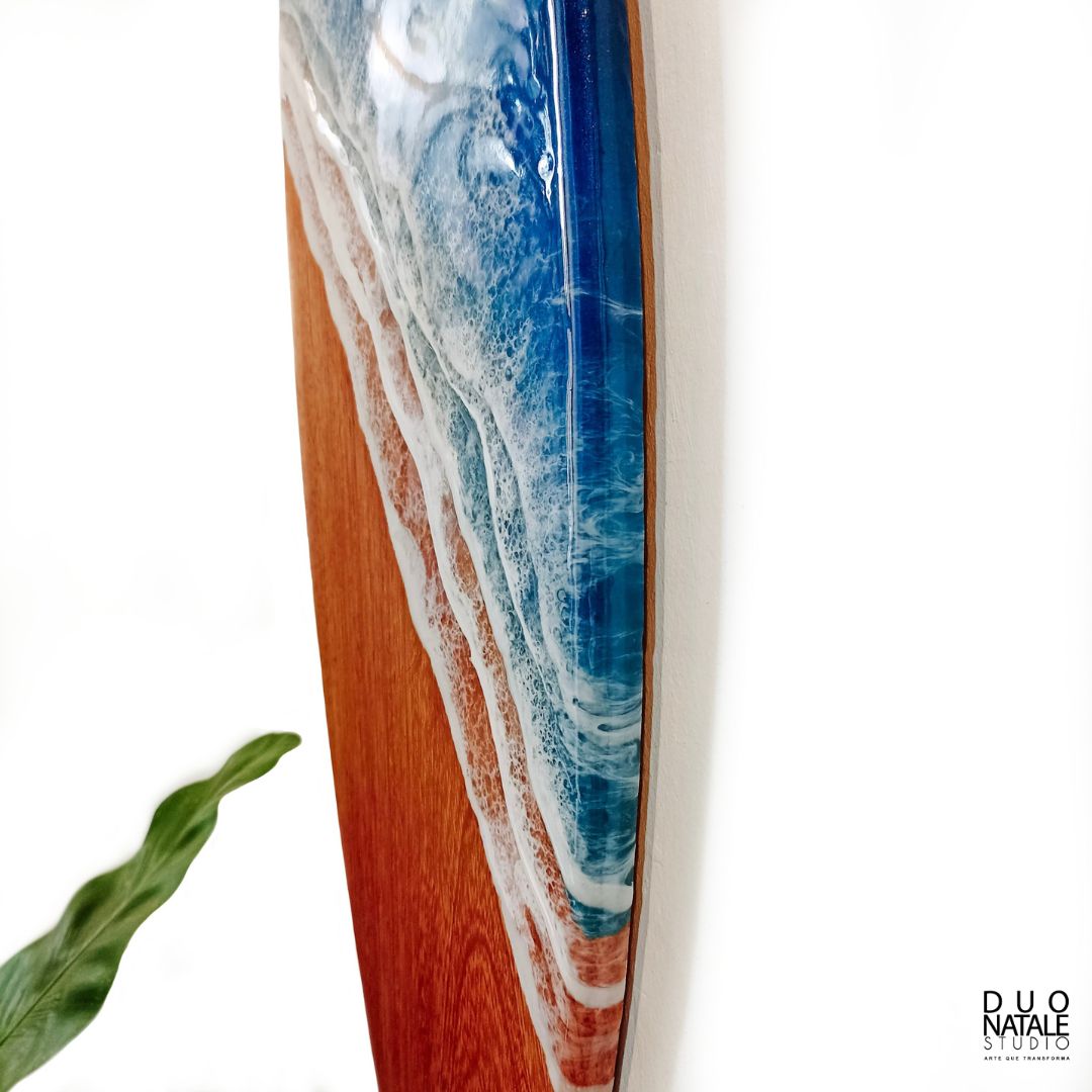 TABLA DE SURF DE MADERA