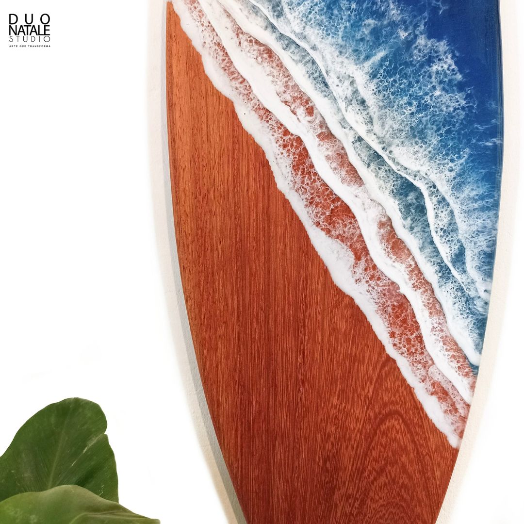 TABLA DE SURF DE MADERA