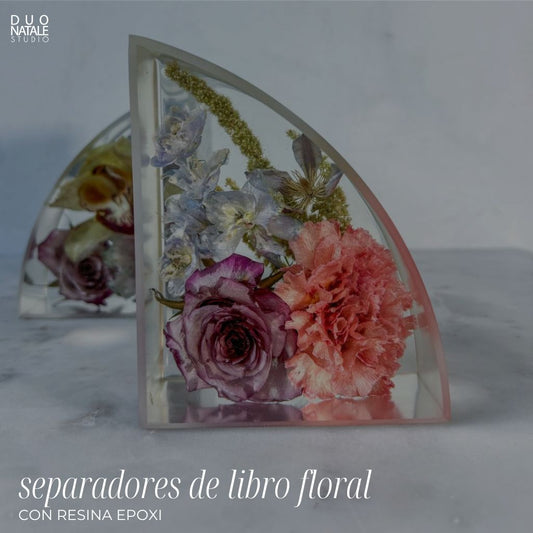 SEPARADOR DE LIBRO FLORAL