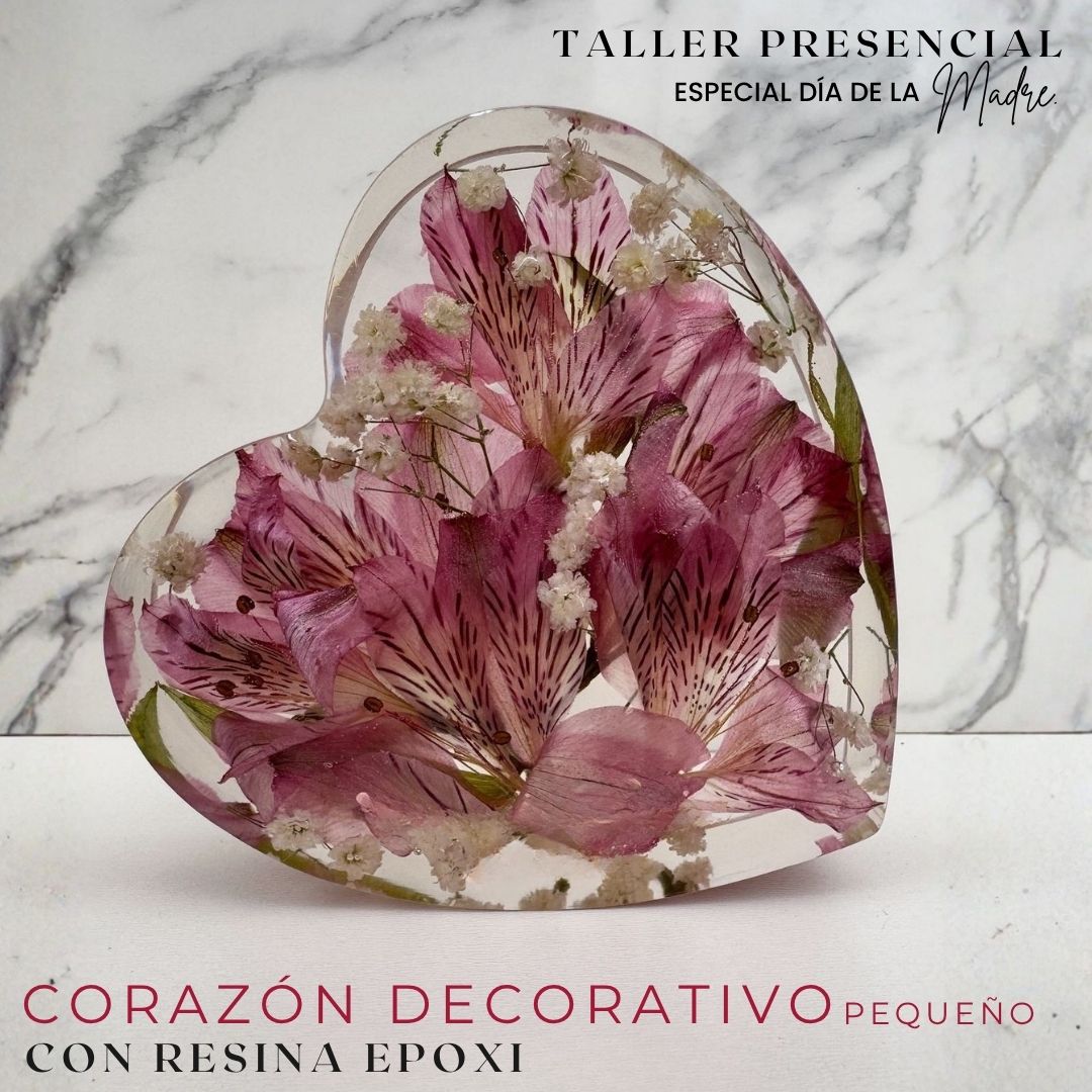 TALLER MINI CORAZON FLORAL