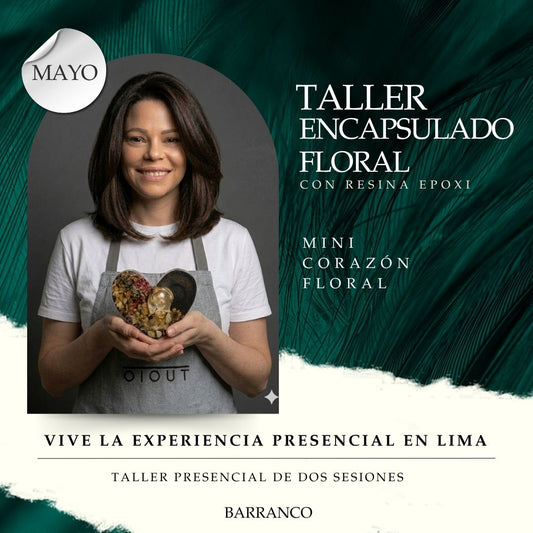 TALLER MINI CORAZON FLORAL