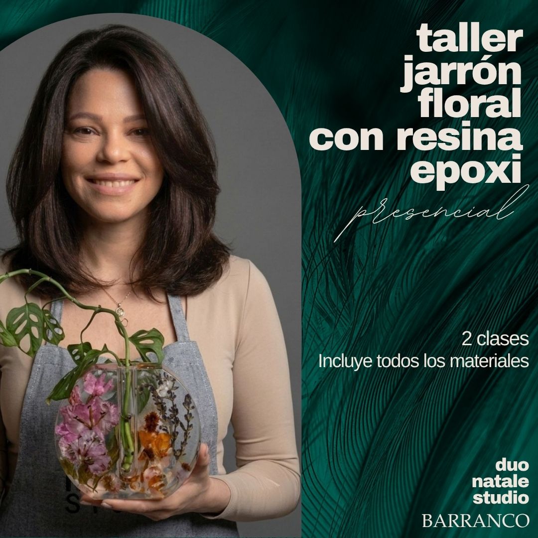 TALLER JARRON FLORAL