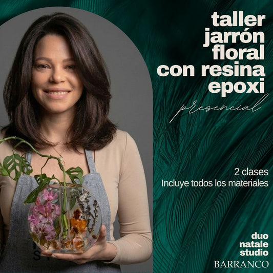 TALLER JARRON FLORAL